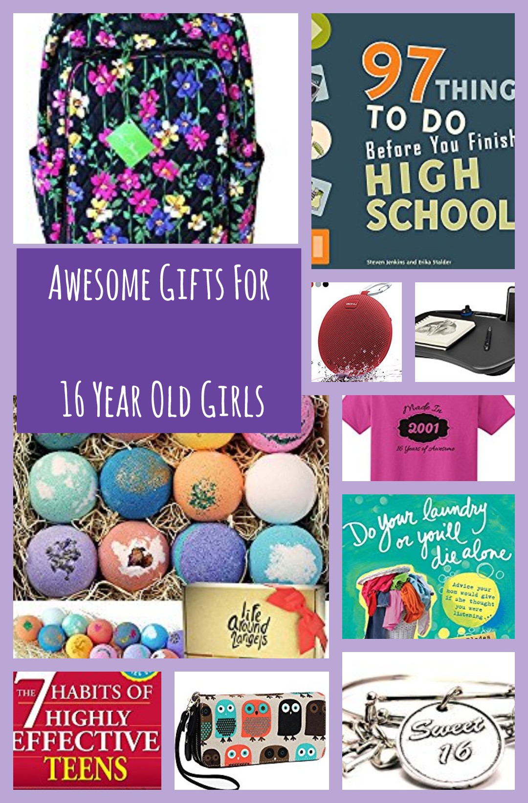 Gift ideas for 16 year old girls 