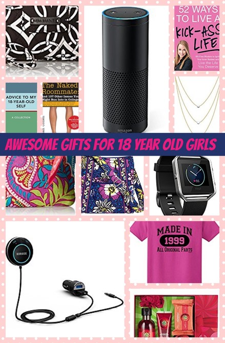 Awesome Gift Ideas for 18 Year Old Girls Inclucing books, beauty, electronics and accessories. Really good ideas. 